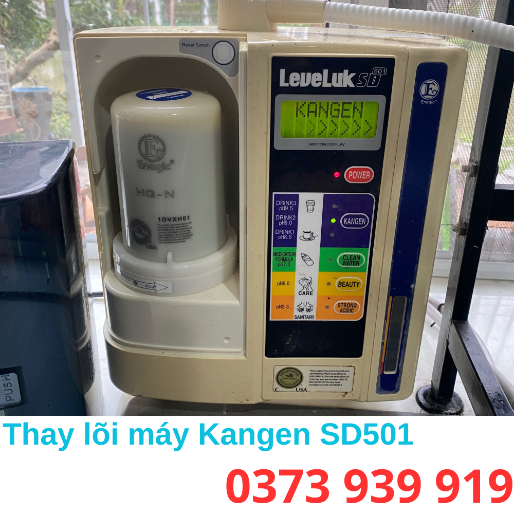 Thay Lõi Lọc Máy Kangen Leveluk SD501 Chính Hãng Mới Nhất 2025