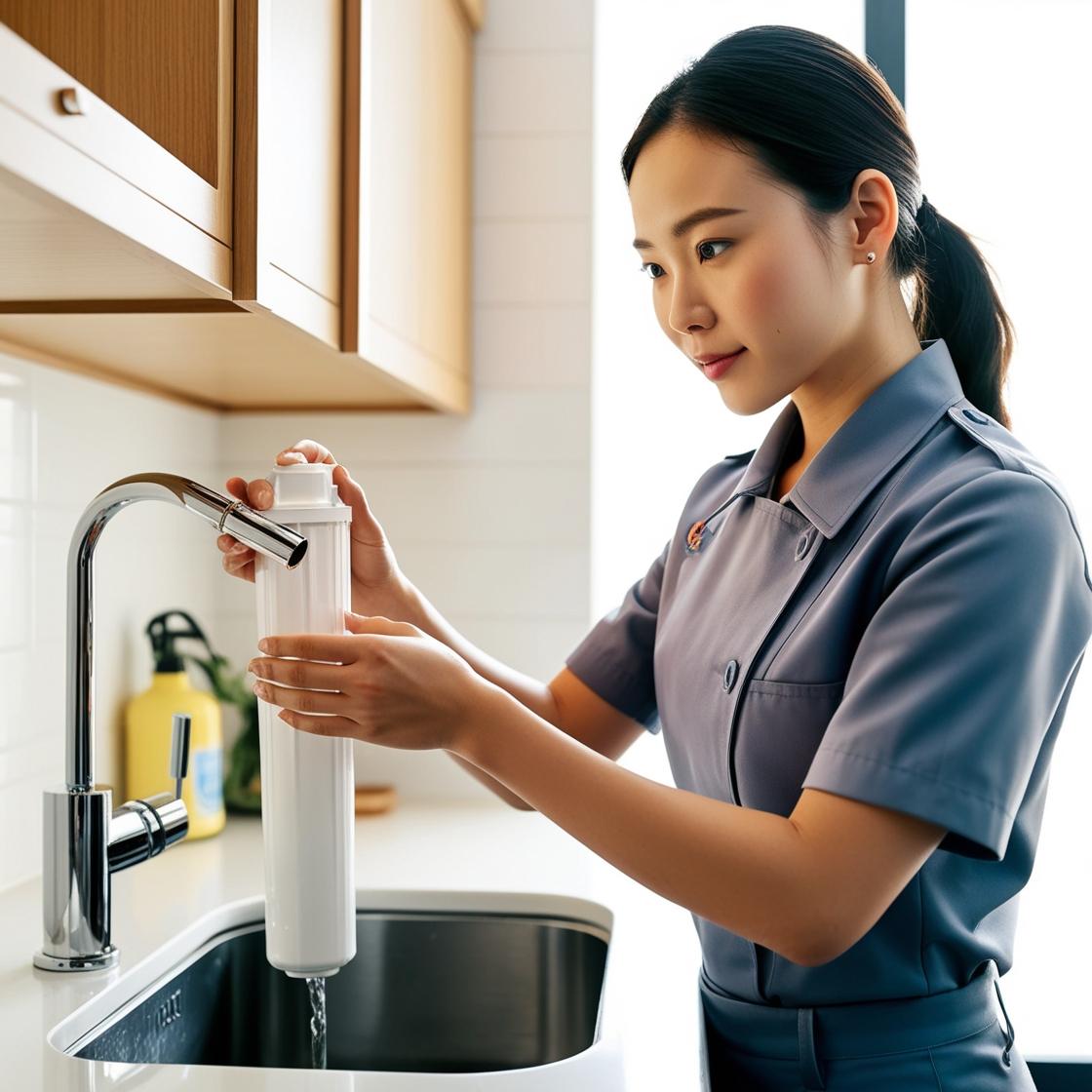 Tự thay lõi lọc nước Hyundai Waco tại nhà