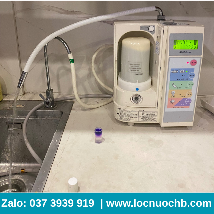Vệ sinh máy ion kiềm Aqua