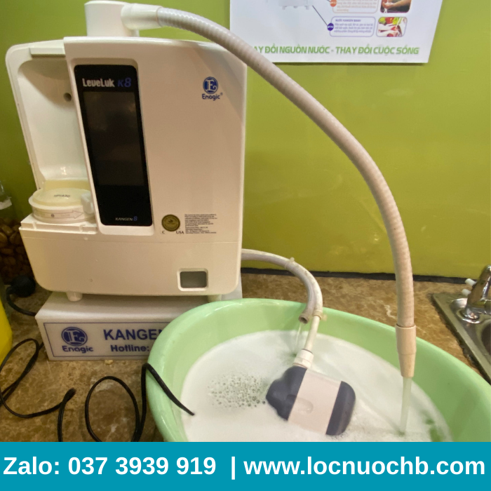 Vệ sinh máy ion kiềm Kangen