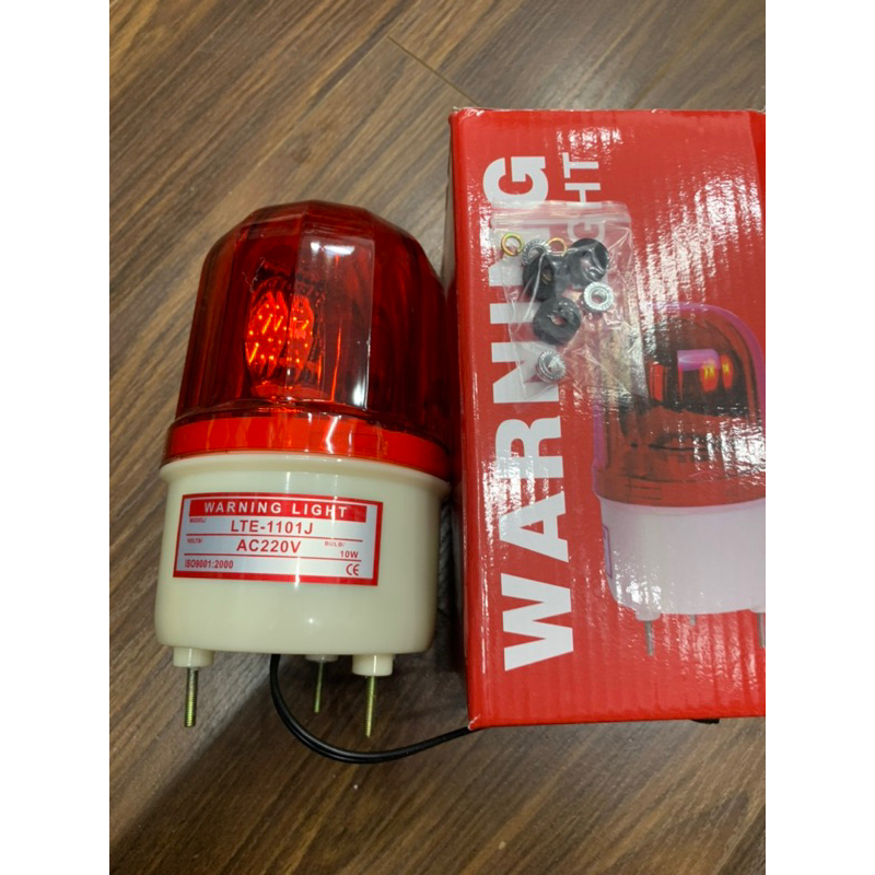 Đèn quay cảnh báo công trường có còi 220v