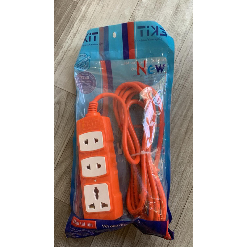 Ổ cắm chịu tải lớn EKIT 5000w dây 3mét 5mét