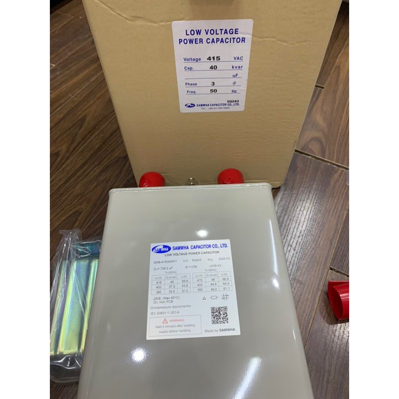 TỤ BÙ VUÔNG SAMWHA 10kvar 20kvar 25kvar 30kvar