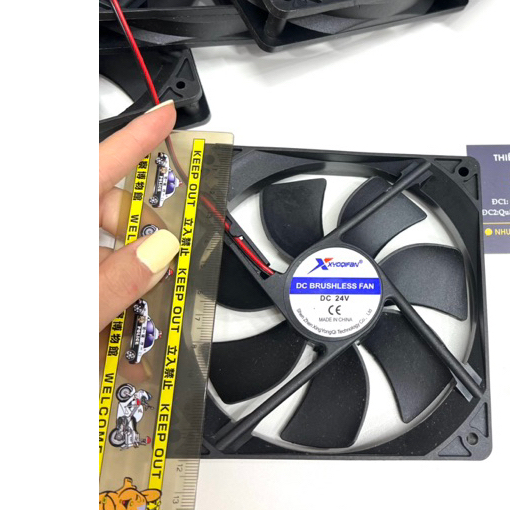 Quạt tản nhiệt 12x12 24v loại tốt | Hiếu Nhung