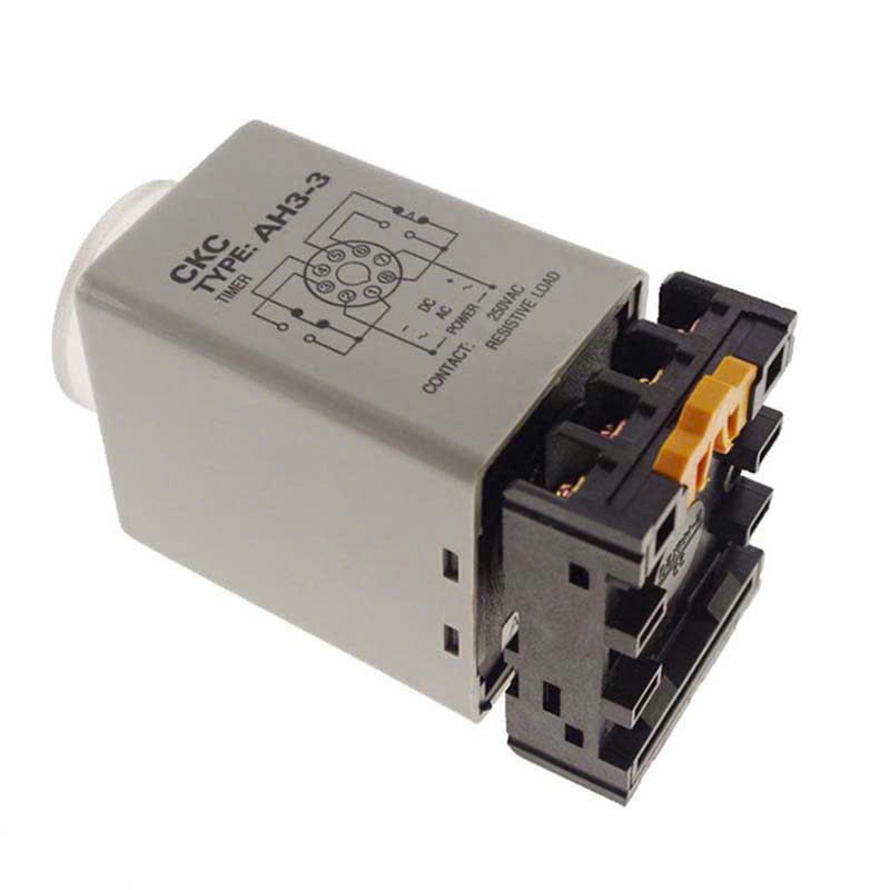 [Combo) Rơ le thời gian AH3-3 220V 24V 6s 10s 30s 60s 10m 30m 60m