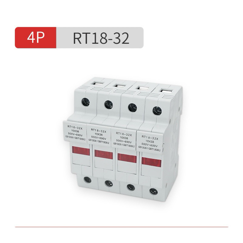 Vỏ cầu trì sứ 10x38 1p 2p 3p 4p. vỏ cầu chì sứ
