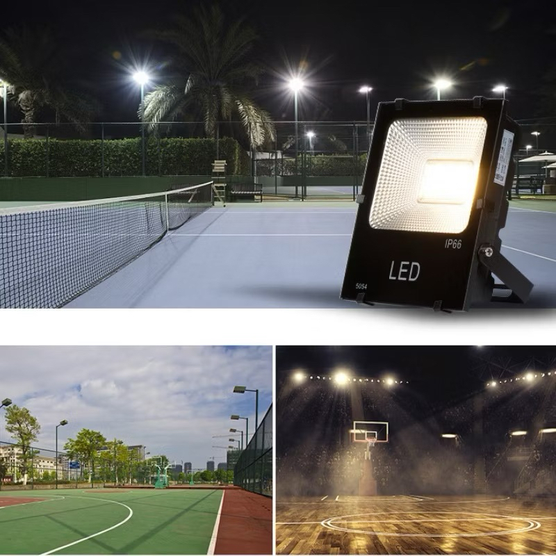 Đèn pha led ngoài trời 30uw 50w 100w 150W 200W chiếu sáng biển quảng cáo sân vườn kho bãi nhà xưởng công trình.