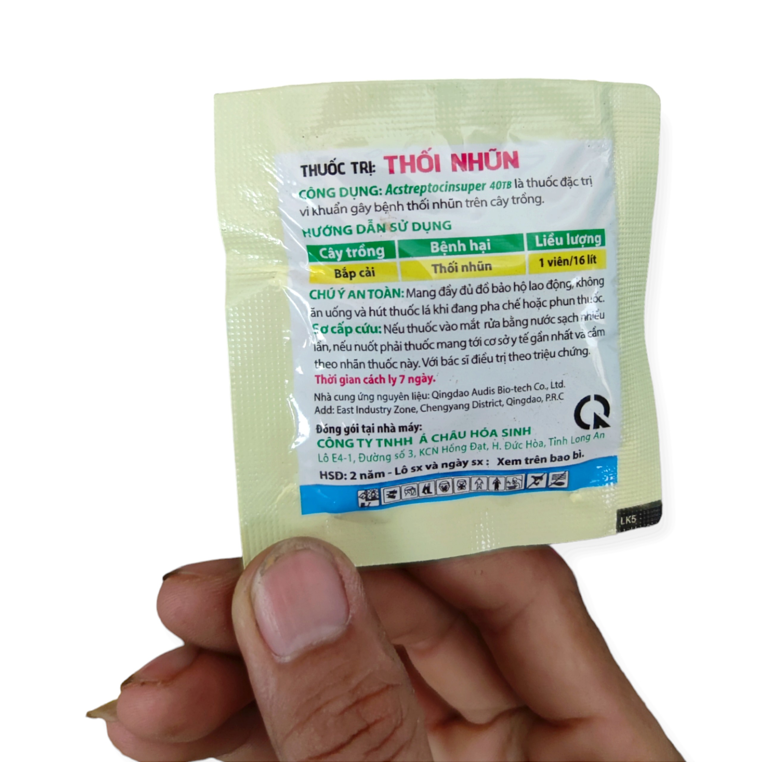 Viên Acstreptocin Super 40TP chống thối nhũn cho mọi cây trồng do vi khuẩn