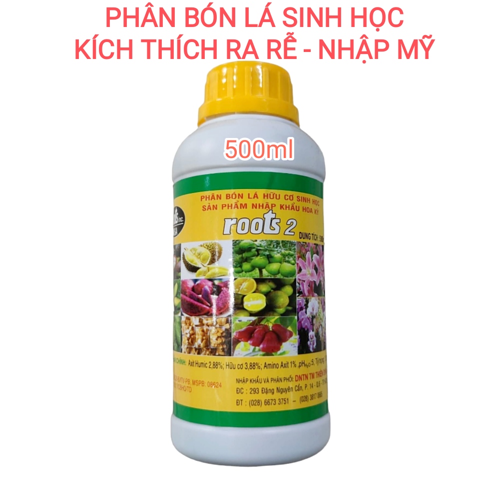 Phân bón lá kích rễ sinh học ROOTS 2 nhập khẩu mỹ