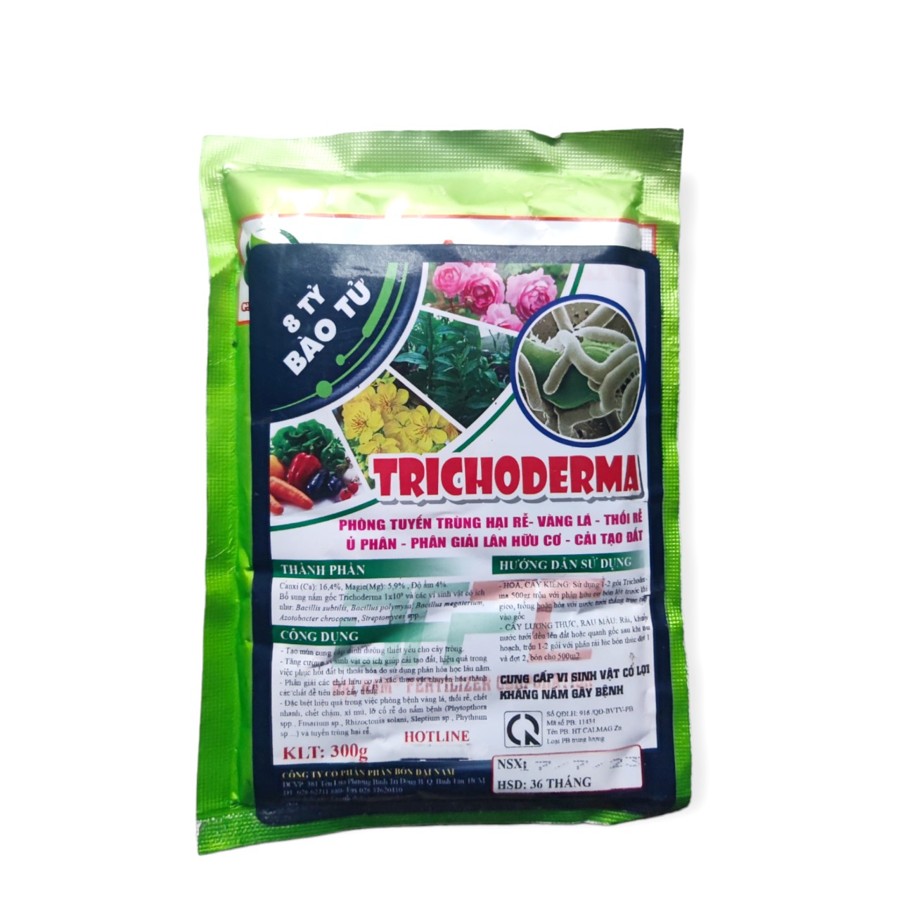 Phân giải hữu cơ nấm Trichoderma 300gr