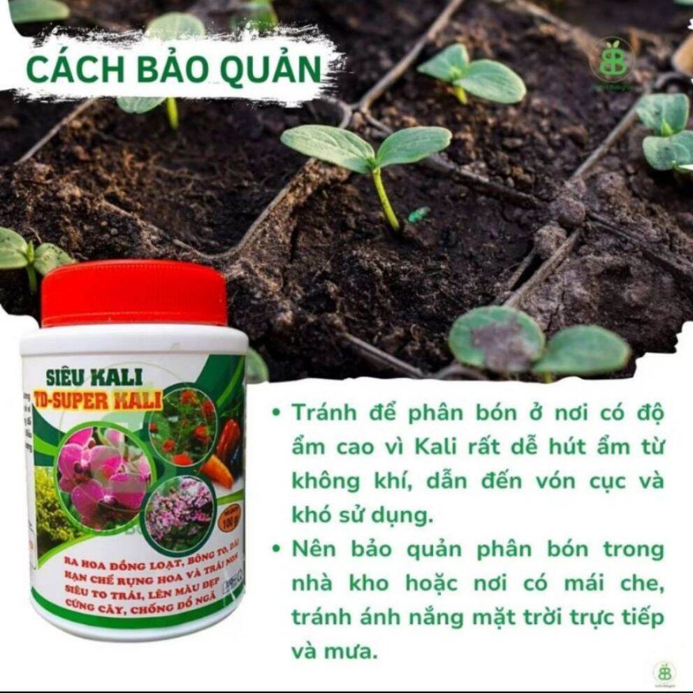 Phân bón Super Kali NPK 7-5-44 giúp cứng cây, bông nở đều, bông to, màu sắc đẹp.