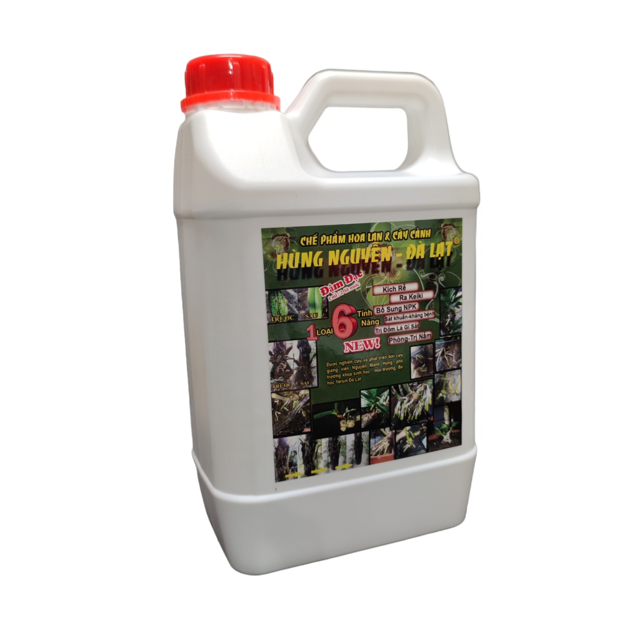 Chế phẩm Hùng Nguyễn 6 trong 1, Can 2lít loại đậm đặc tiết kiệm cho nhà vườn