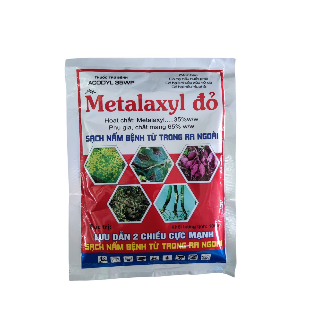 Metalaxyl Đỏ, sạch nấm từ trong ra ngoài - GÓI 100gram