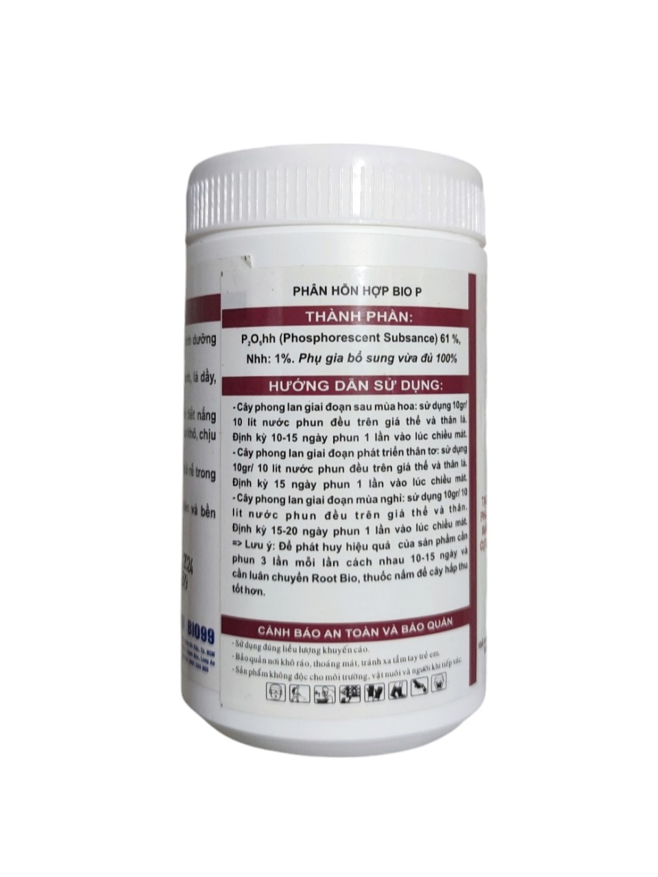 Phân bón Lân Tinh Chất chuyên dùng cho hoa phong lan - lọ 500gr