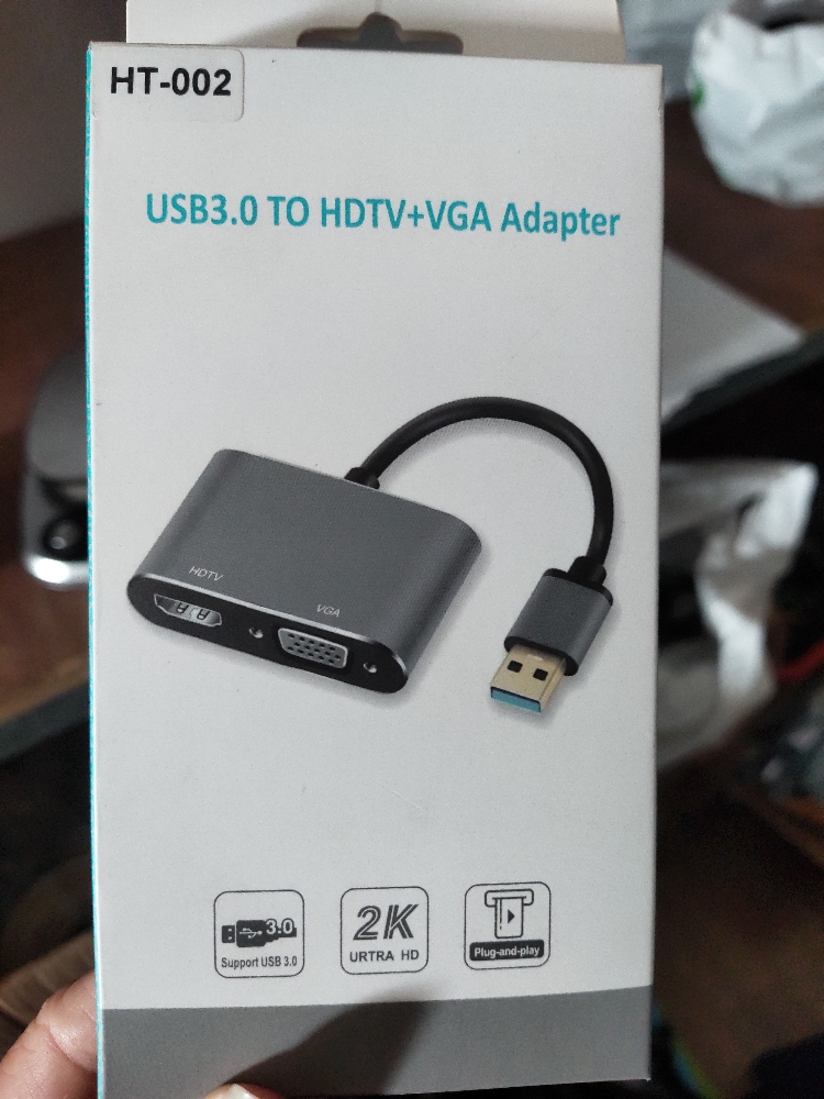 Cổng chuyển USB 3.0 to HDMI/VGA Converter HT-002