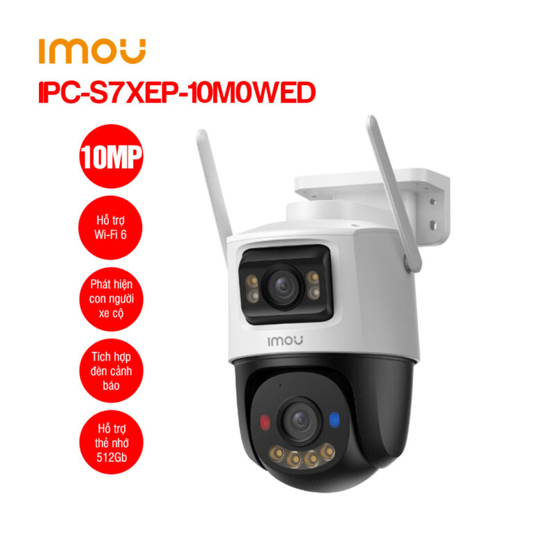 Camera Wifi ngoài trời 10MP iMOU IPC-S7XEP-10M0WED -BH24T