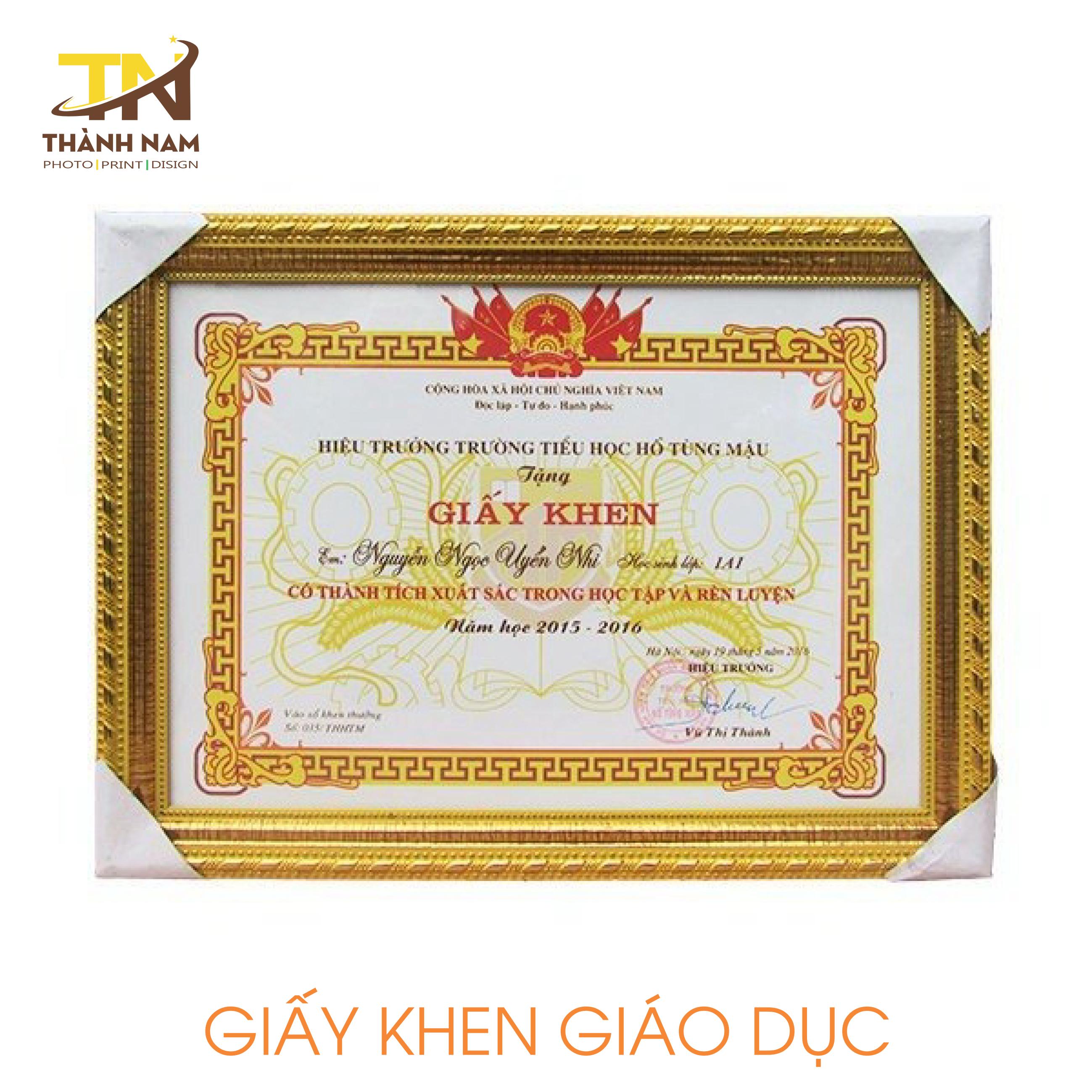Giấy khen - Chứng nhận