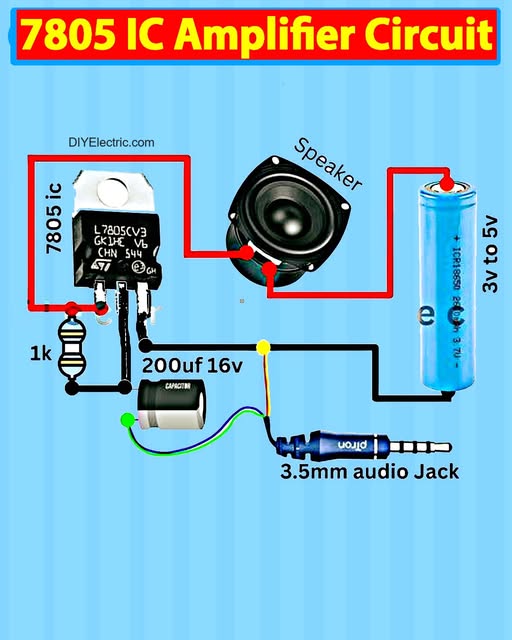 Mạch khuếch đại IC 7805