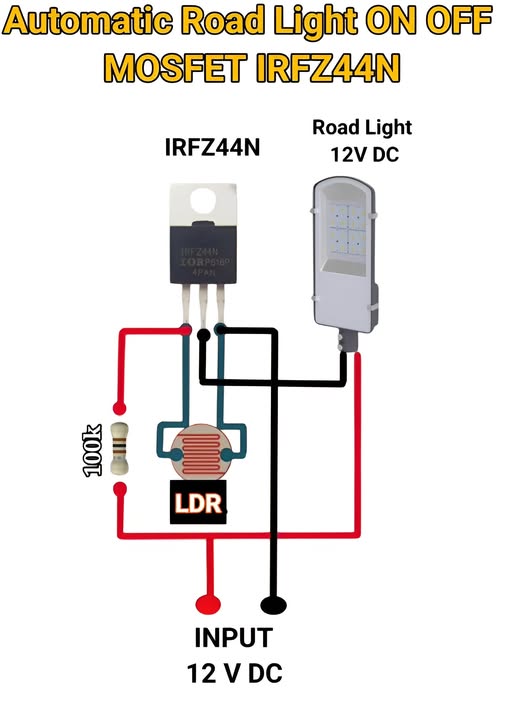 Light up the road with this DIY circuit! -Thắp sáng con đường với mạch tự làm này!