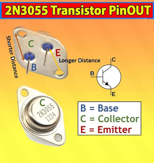 2N3055 Transistor PinOUT