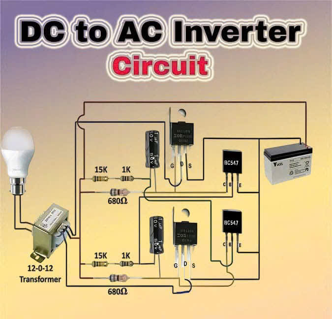 Mạch biến tần DC đến AC