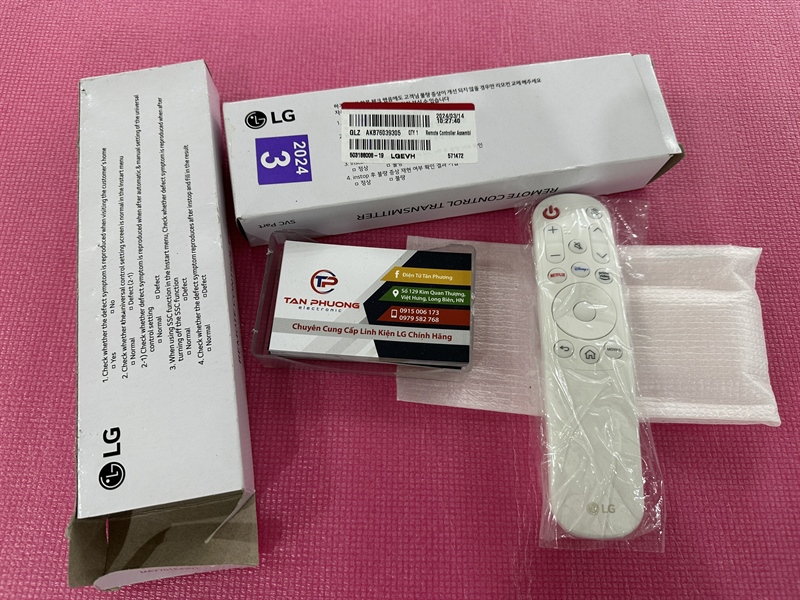 Điều  Khiển thông minh Remote Controller Assembly LG AKB76039305 Smart Tivi di động LG Stanby Me 27inch