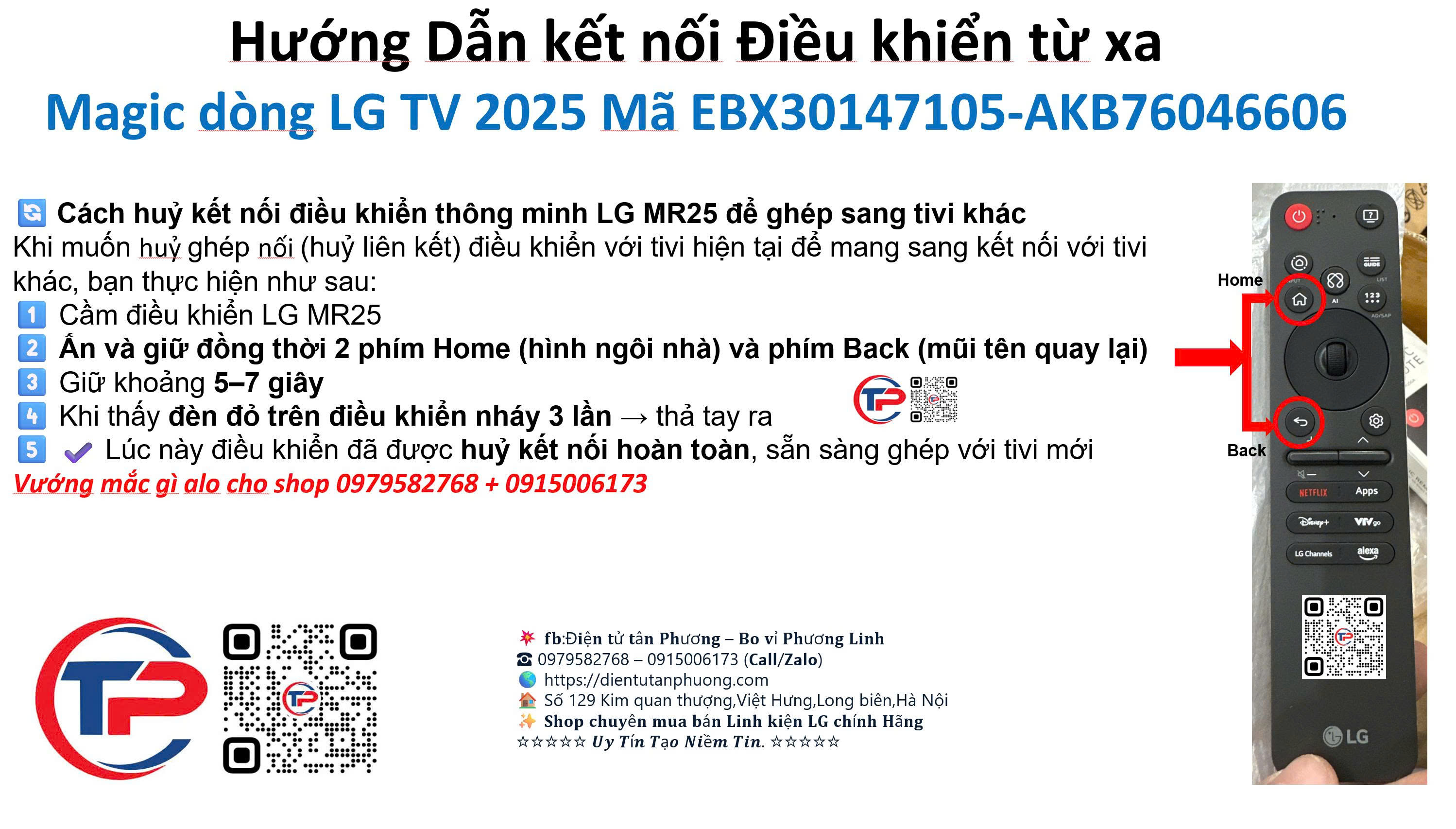 ĐIỀU KHIỂN THÔNG MINH AI LG – MAGIC REMOTE MR25