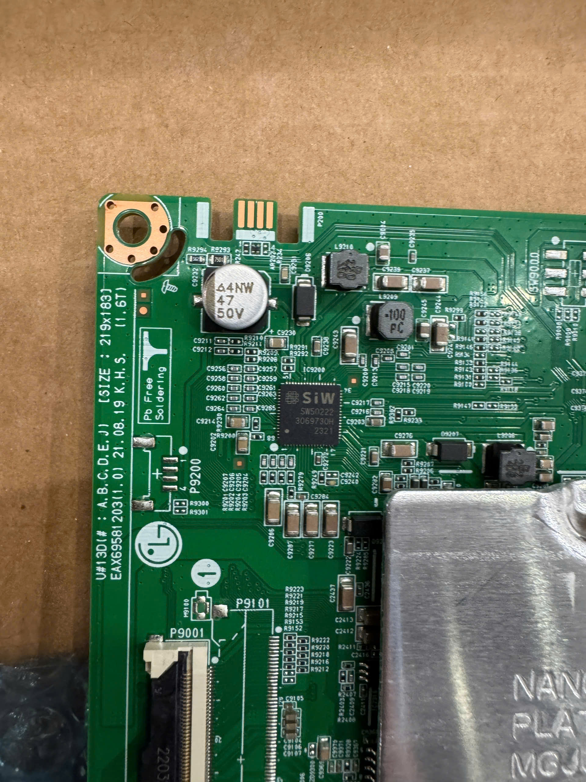 Bo mạch chính LG Tivi model 55Nano75 panel LG mã bo EBU66434201 (mới tinh)