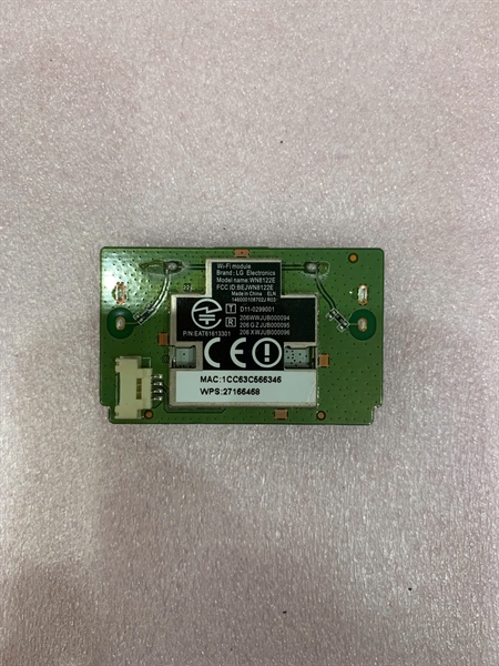 Bo mạch WIFI tivi LG  MÃ EAT61613301 MODEL 84LM9600 43/49/55UF640/680 42/47/55LM6200 hàng tháo máy còn hoạt động TỐT