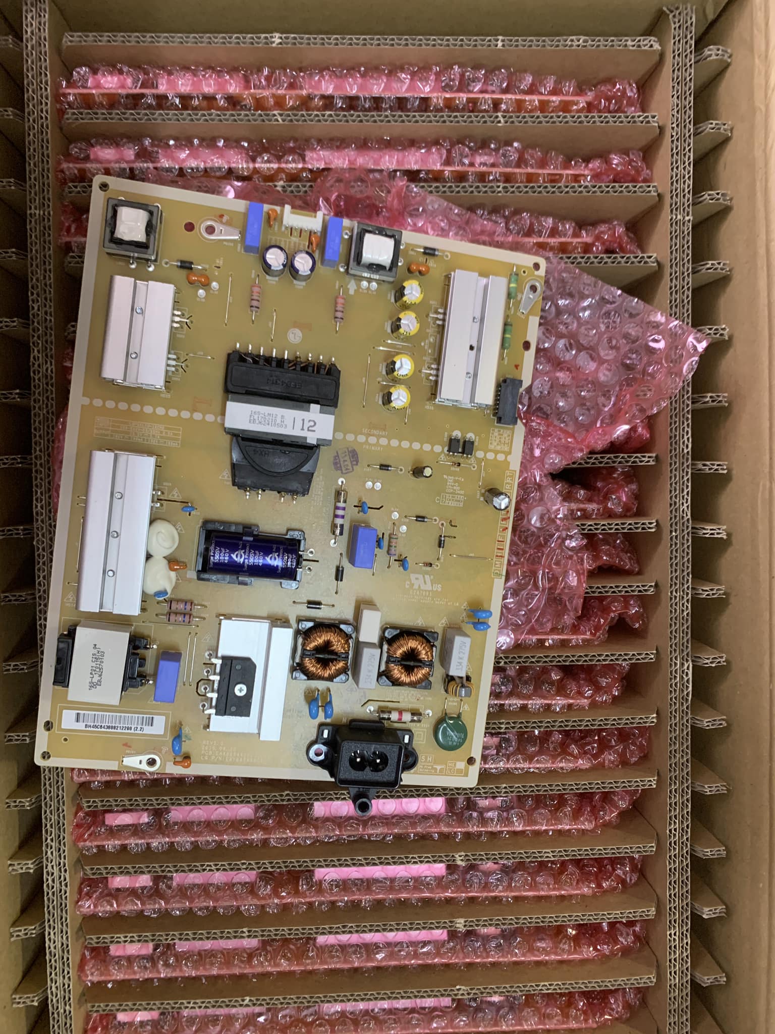 Bo mạch Nguồn Tivi LG Power Supply Board P55LIU-16CH2 EAX66944001-EAY64388821 Model 55UH610-55UH617 - 55UH6150-55UH615- 55UH6030-UC, 55UH6090-UF, 55UH6150-UB, 55UH615A