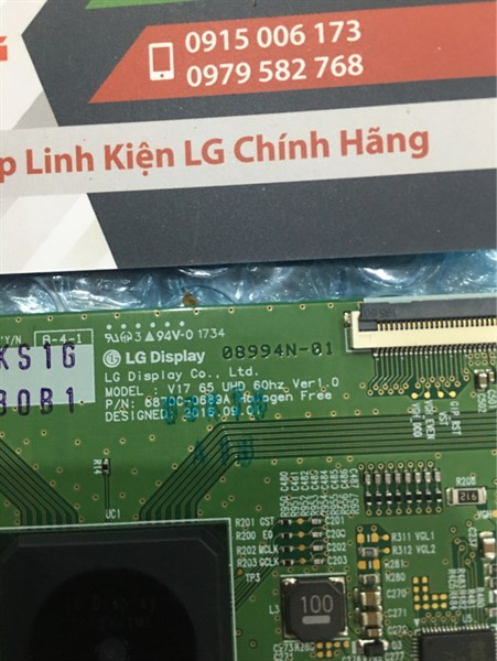 tcon tivi LG model 65UJ632 LGD v17