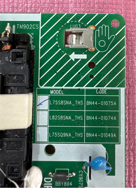 Bo mạch nguồn Tivi Samsung QA75Q800TAK Mã BN440175A hàng tháo máy hoạt động tốt