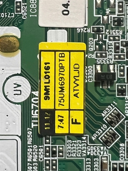 Bo mạch chính LG Tivi model 75UM6970 LGD hàng tháo máy còn hoạt động tốt