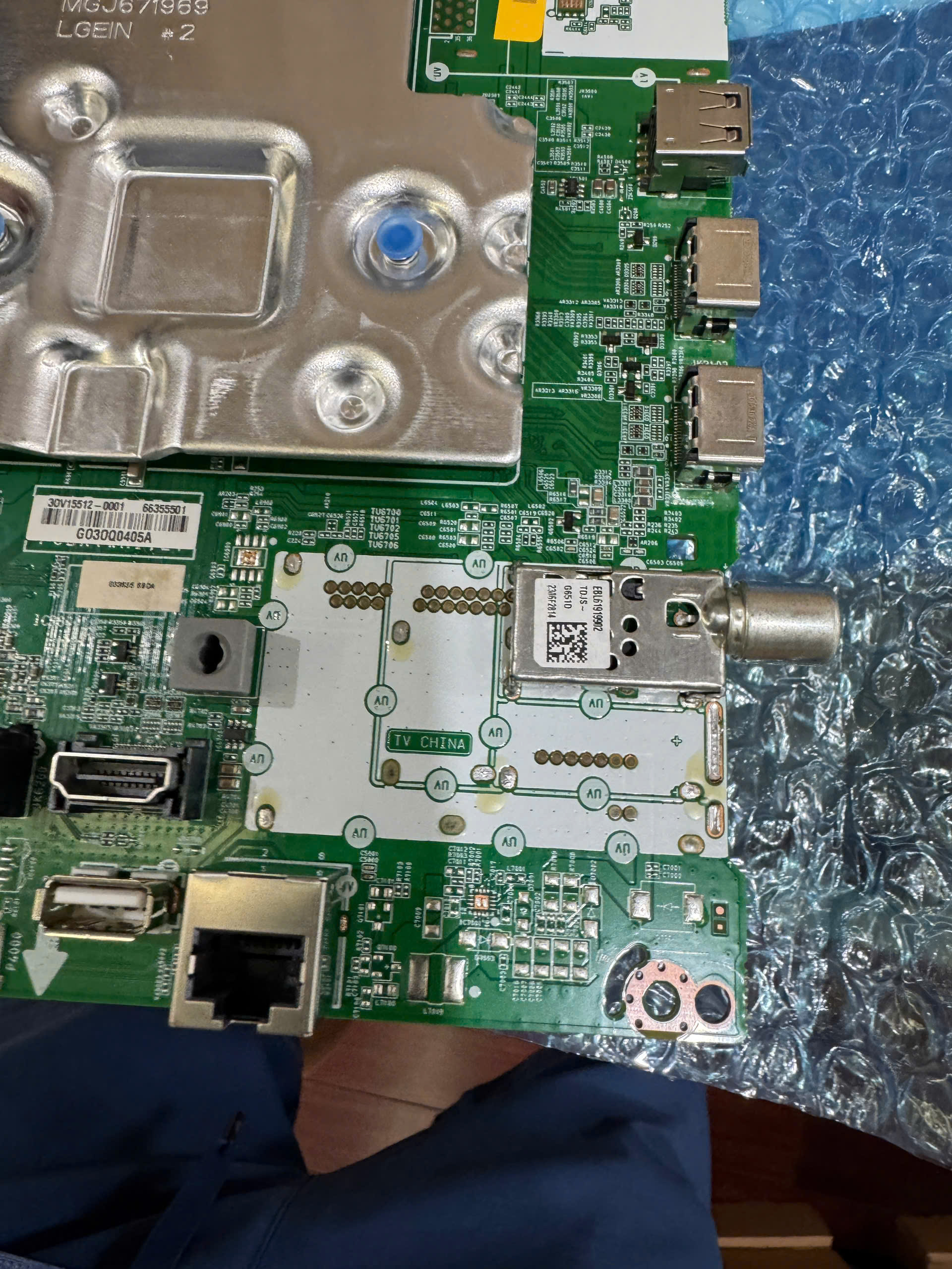 Bo mạch chính LG Tivi model 43UP8100 -55UP8100 panel BOE mã bo EBT66924002 (mới tinh)