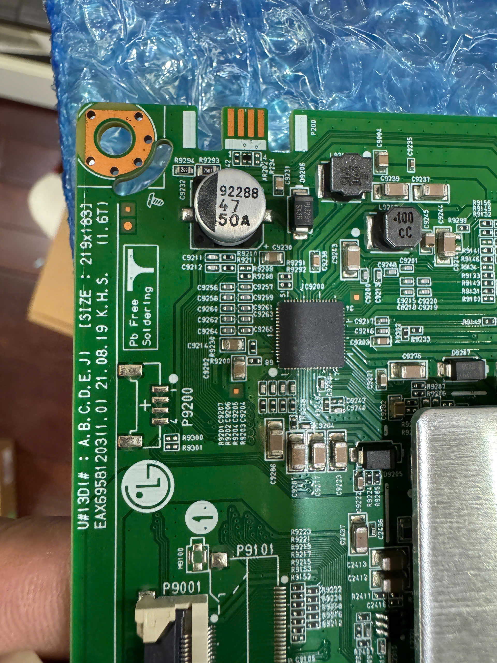 Bo mạch chính LG Tivi model 43UP8100 -55UP8100 panel BOE mã bo EBT66924002 (mới tinh)