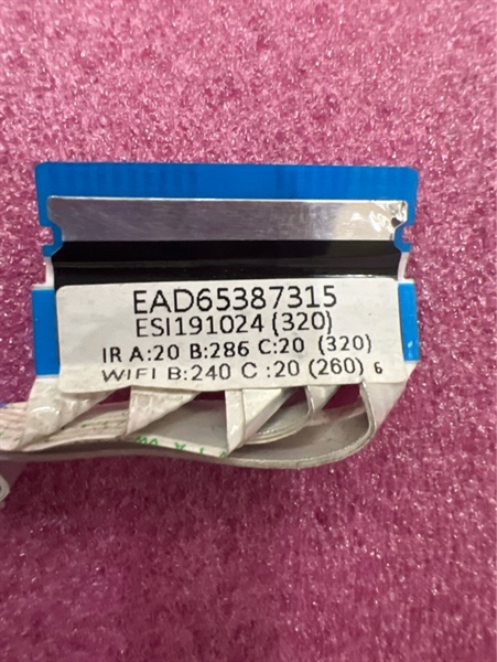 Cáp wifi mắt nhận mã LK EAD65387315 dùng cho model 43UV761H tháo máy sử dụng tốt
