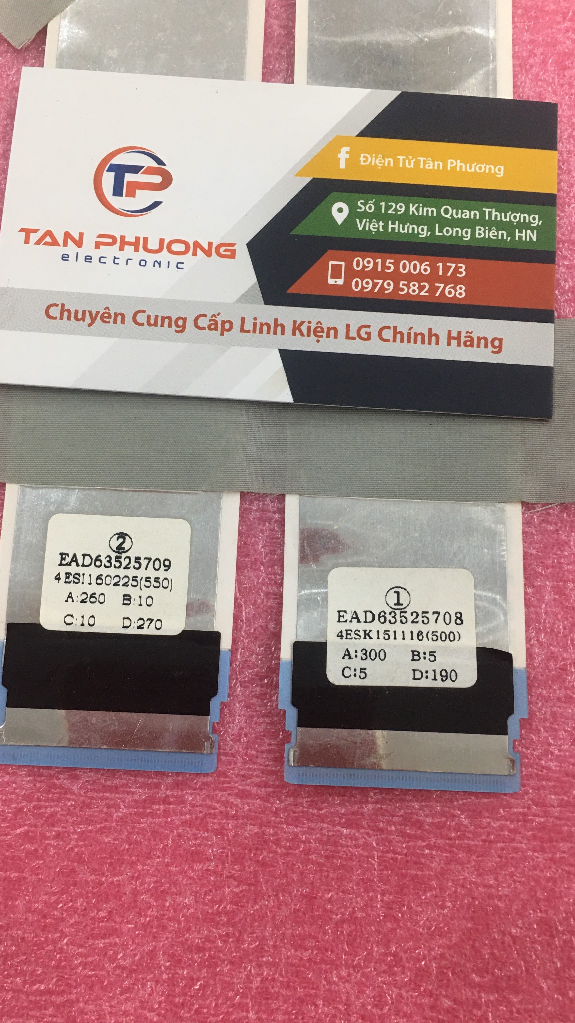 Cable,FFC cáp từ bo mạch chính lên màn hình tivi LG EAD63525709 EAD63525708