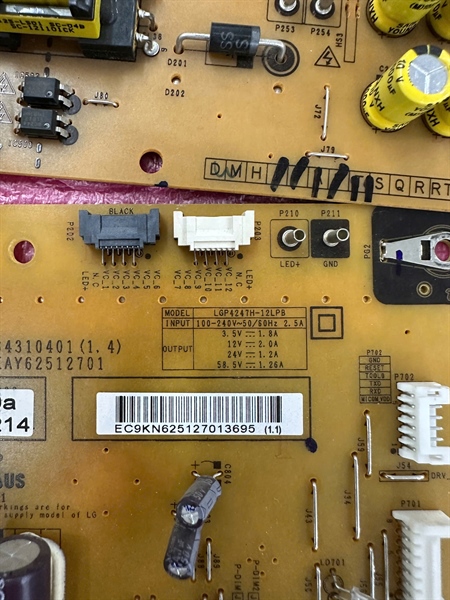 Bo mạch nguồn chất lượng cao EAX64310401 EAY62512701 cho LG TV Model 47LM6200 47LS4600-47LM5800 -47LS4100, 47LM6200, 47LS5600