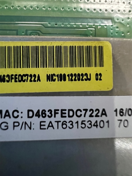 Wifi tivi LG mã EAT63153401 dùng cho các model 49UH6500.AWZ, 49UH7700.AWZ, 49UW760H.AWZ, 55EW961H.AMA, 55UH6500.AWZ, 55UH7650.AWZ, 55UH7700., 55UH8500, 55UW760, 58UH6300, 60UH6500, 60UH7650, 60UH7700, 65UH6500, 65UH76500, 65UH8500, 65UH9500, 70UH6350 tháo máy sử dụng tốt