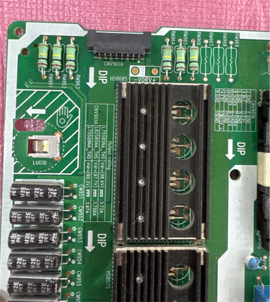 Bo mạch nguồn Tivi Samsung QA75Q800TAK Mã BN440175A hàng tháo máy hoạt động tốt