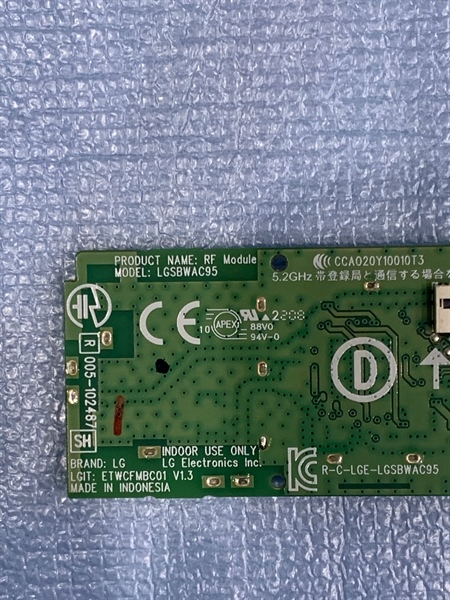 Bo mạch Wifi tivi LG EAT65167004 hàng tháo máy còn hoạt động TỐT
