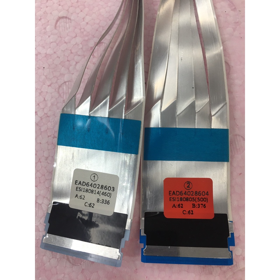 Cable,FFC cáp từ bo mạch chính lên màn hình tivi LG chậy Màn BOE 68 Pin (68 chân) 2 sợi trái và phải