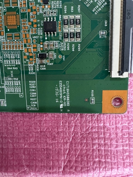 T con logic CV709U1-T01-CB chot tivi samsung 70RU7200 và 70UN6900 tháo máy hoạt động tốt