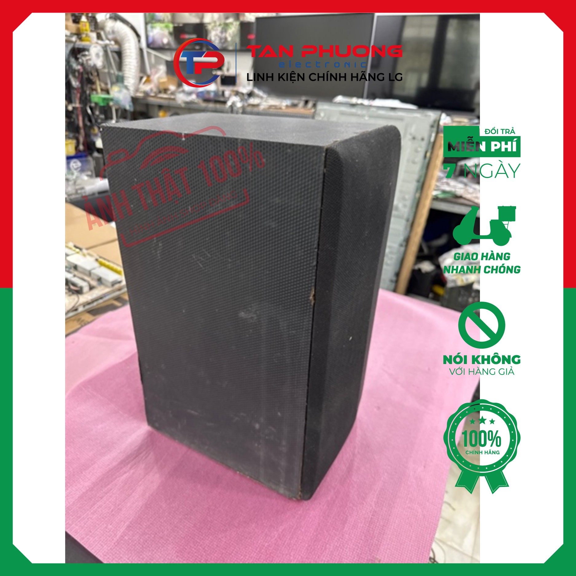 Cục loa sub (loa trầm) không có mạch công suất hàng qua sử dụng còn hoạt động tốt bass 15