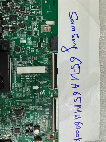 Bo mạch cho Tiv samsung hàng tháo máy còn hoạt động tốt model 65MU6400K bo chính chassi BN41-02568