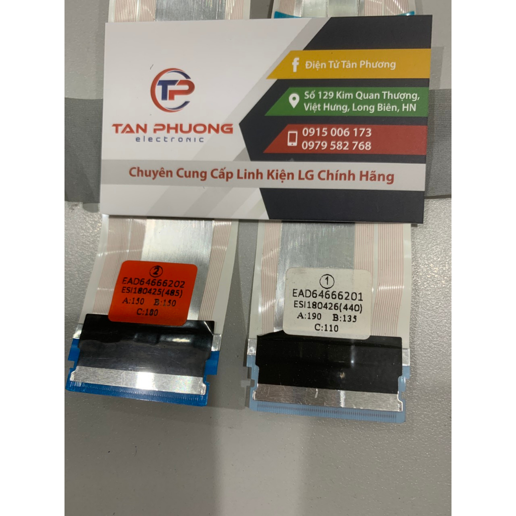 Cable,FFC cáp từ bo mạch chính lên màn hình tivi LG EAD64666201-EAD64666202