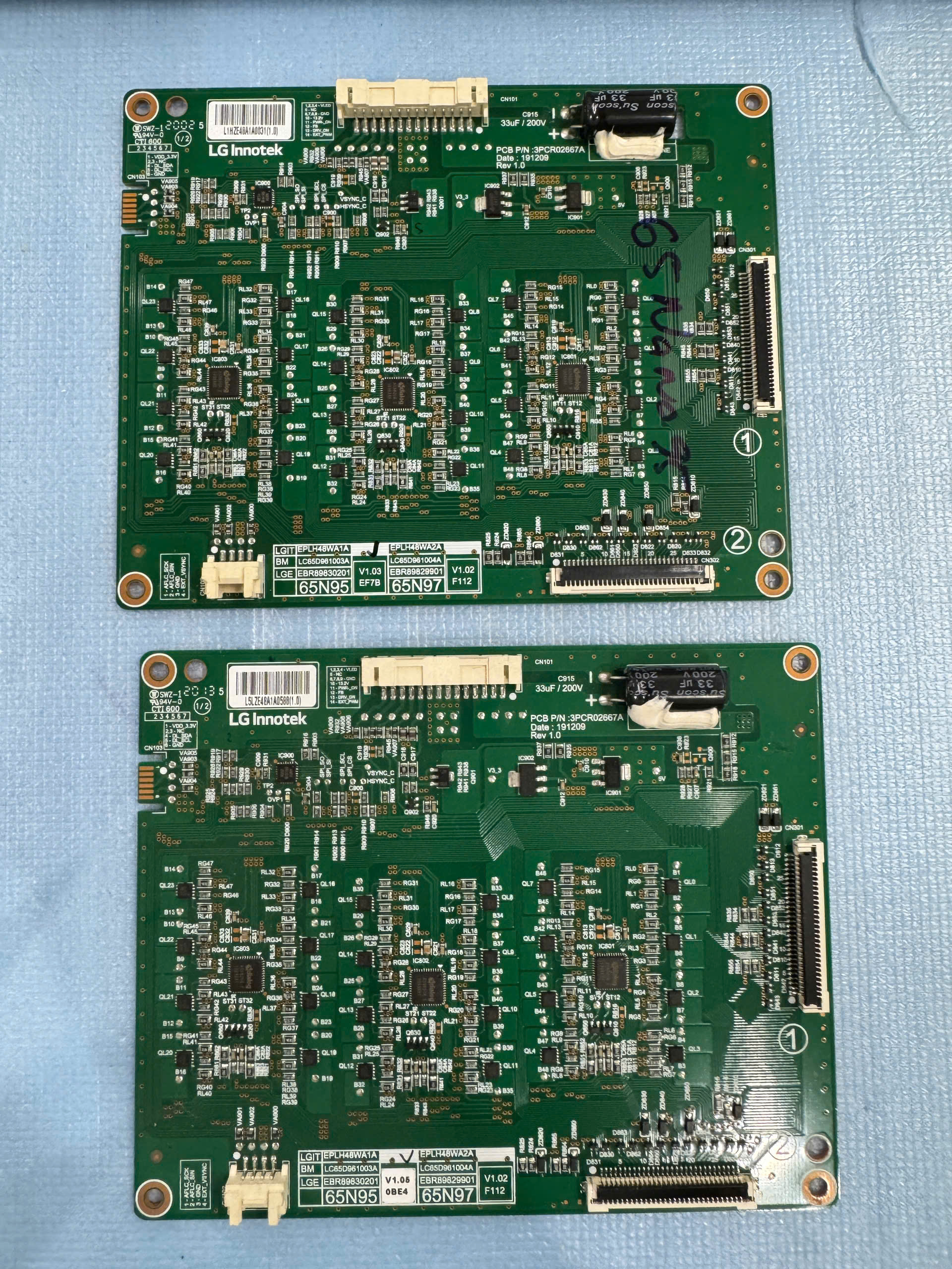 LG Pcb Assembly, Led Driver - EBR89830201 65NANO956 65Nano95,65Nano90