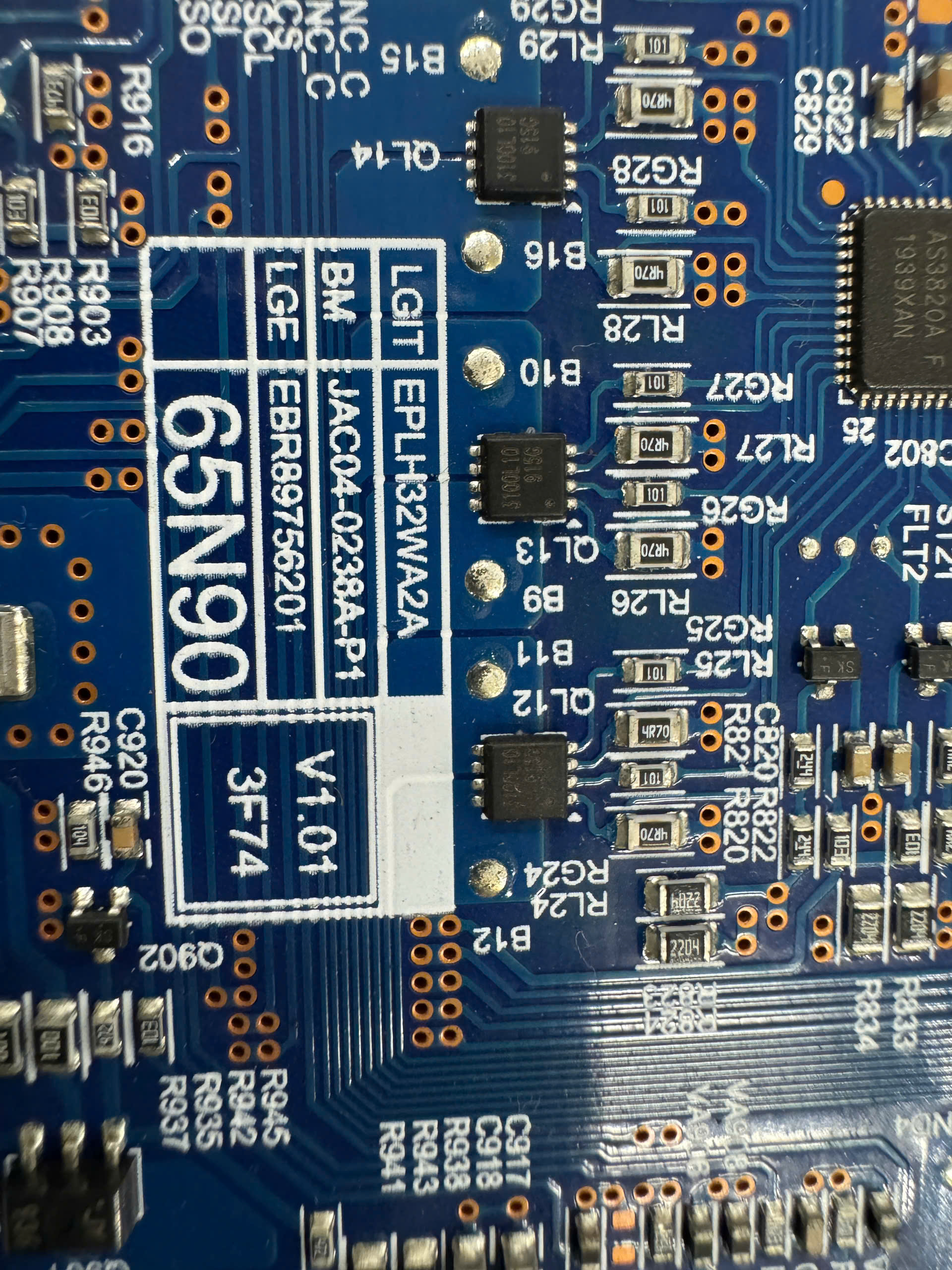 LG Television Led Driver Pcb - EBR89756201 -EP2H32WA2A -65NANO91TNA.ATV -65NANO90 -65Nano85