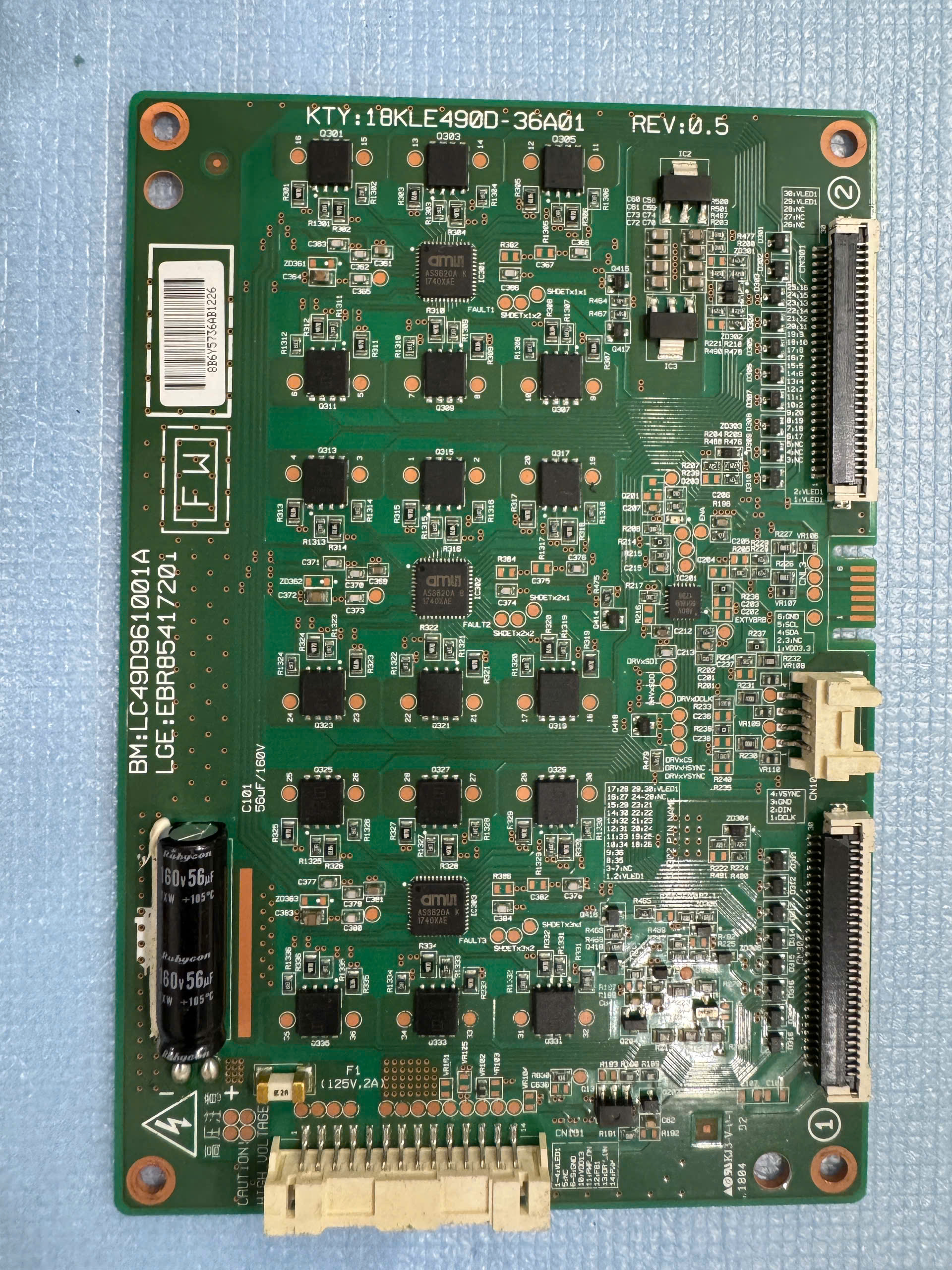 EBR85417201 (18KLE490D-36A01) LED DRIVERS FOR LG 49SK8500 Brand LG