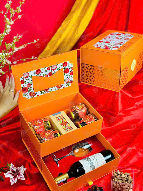 QT016- Hộp Quà Tết
